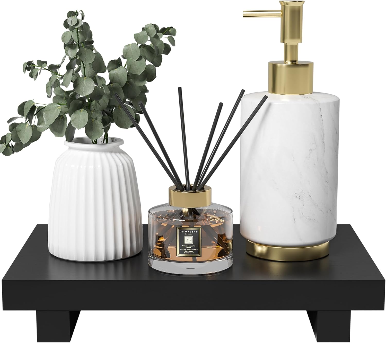 Greatseas Bamboo Soap Tray Stand for Kitchen and Bathroom Decor