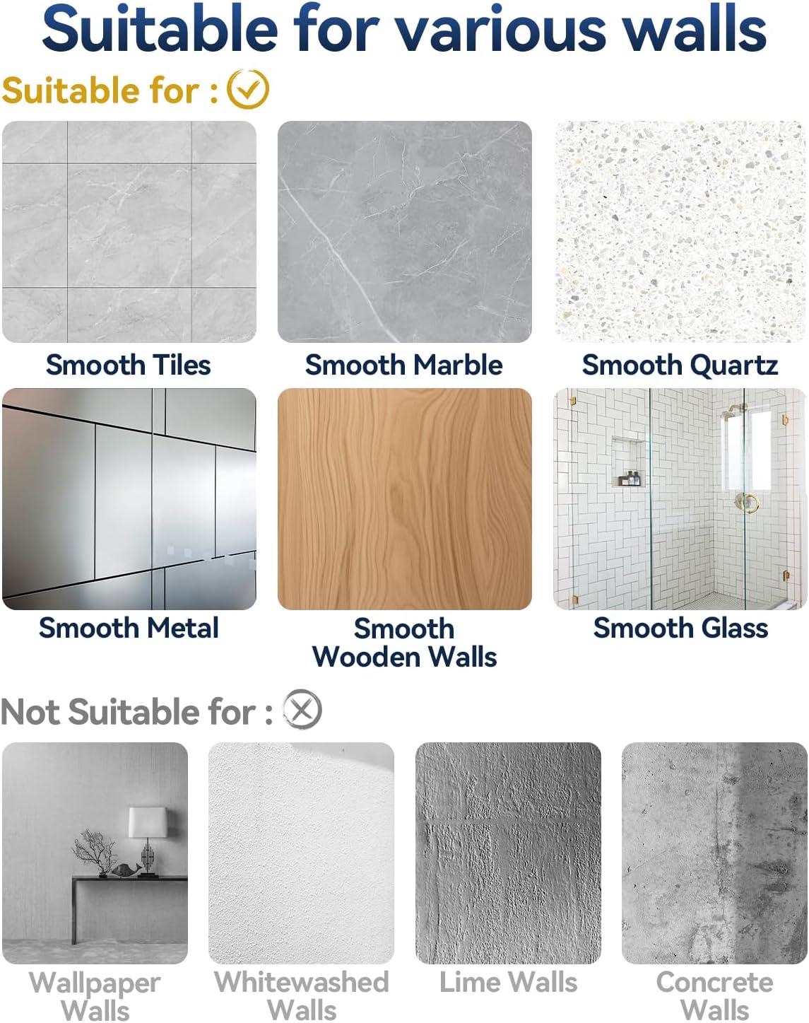 YASONIC Shower Caddy Hanging Organizer with 12 Hooks for Razors and Bath Supplies