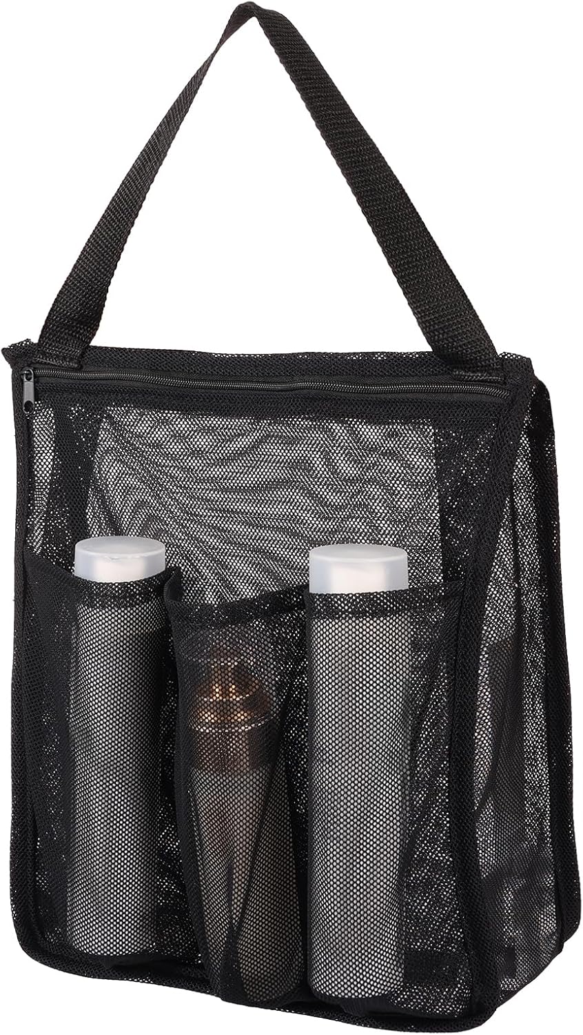 Mesh Shower Caddy Large Capacity Quick Drying Travel Toiletry Bag for Swimmers Gym Camp Travelers