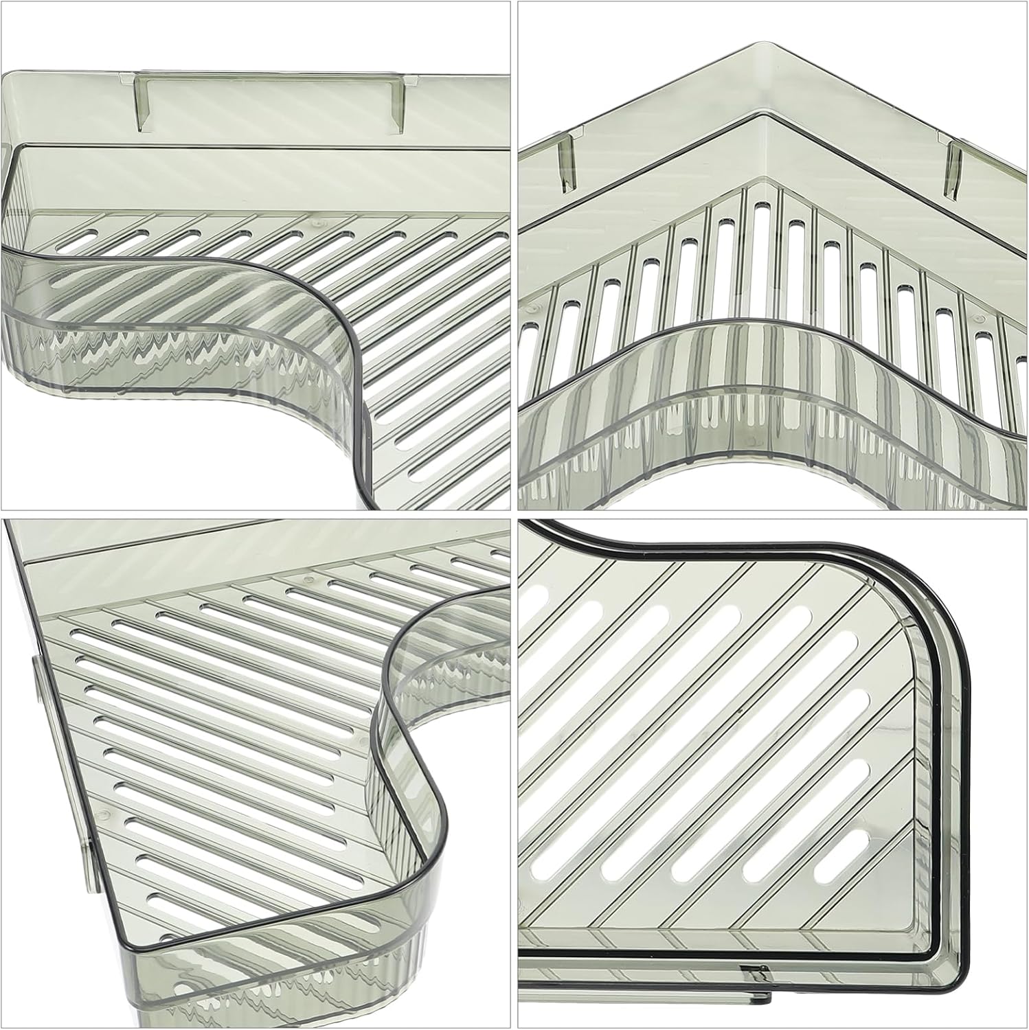 Decorative Storage Stand Corner Shower Holder Wall Mounted Rack